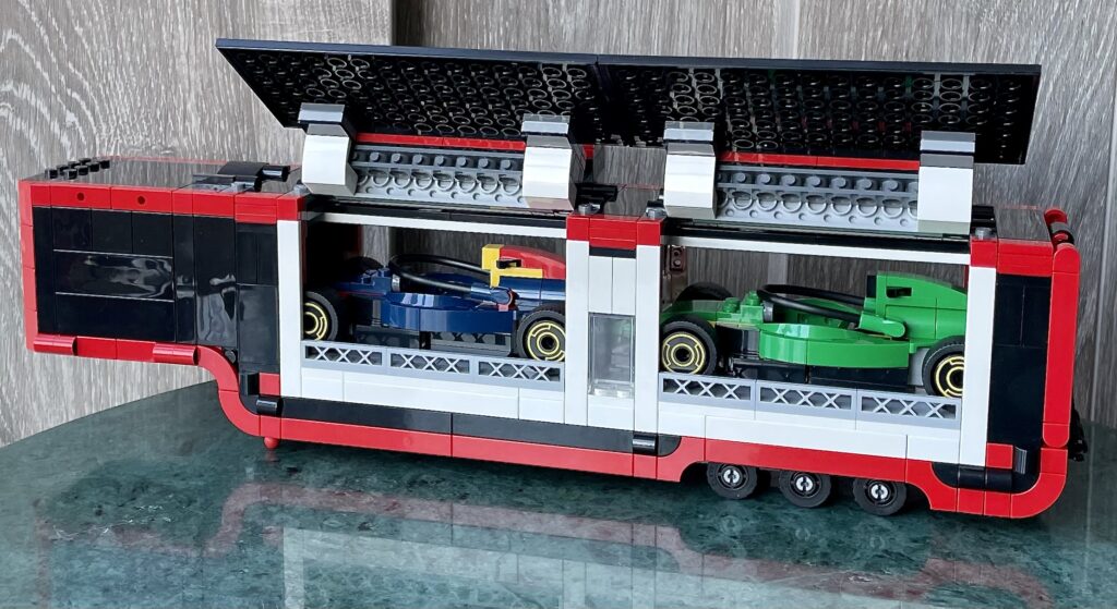 60445 f1 truck with rb20 & amr24 f1 cars 7