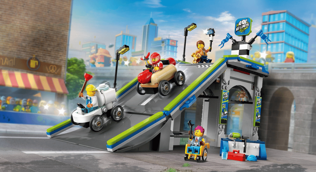 bouw een lego zeepkist racewagen