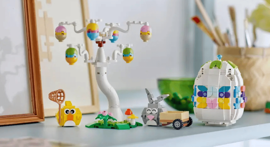 LEGO 40808 Easter Bunny and Chick Egg Hunt – van schilderen naar zoeken