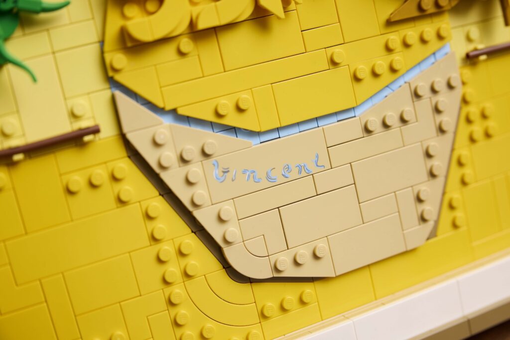 lego art 31215 vincent van gogh sunflowers details (4)