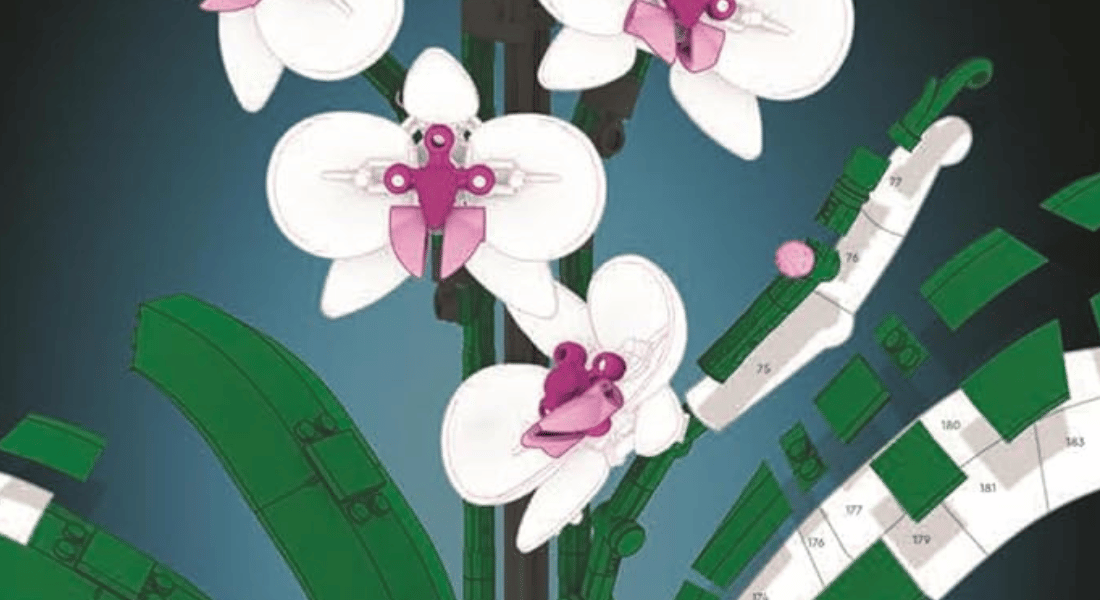 lego botanicals sticker art