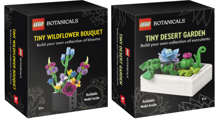 lego botanicals tiny desert garden & lego botanicals tiny wildflower bouquet