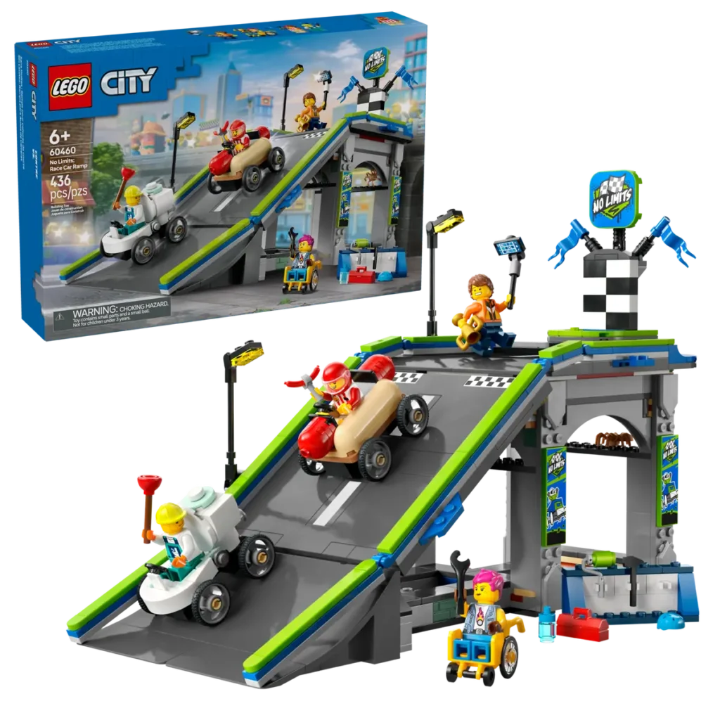 lego city 60460 no limits race car ramp