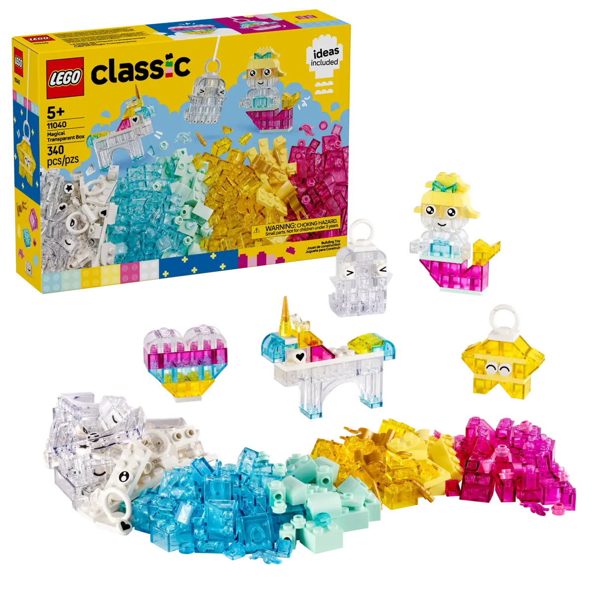 lego classic 11040 magical transparant box