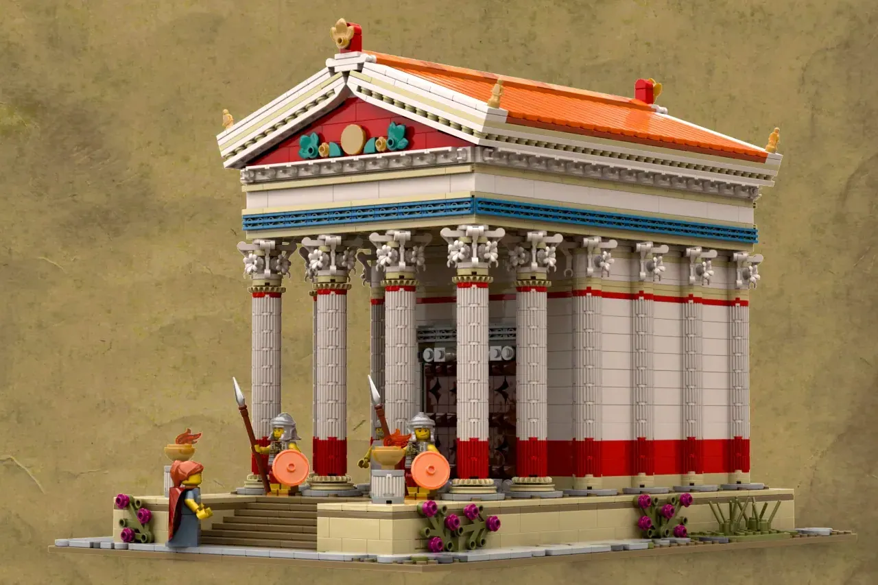 lego ideas ancient roman temple