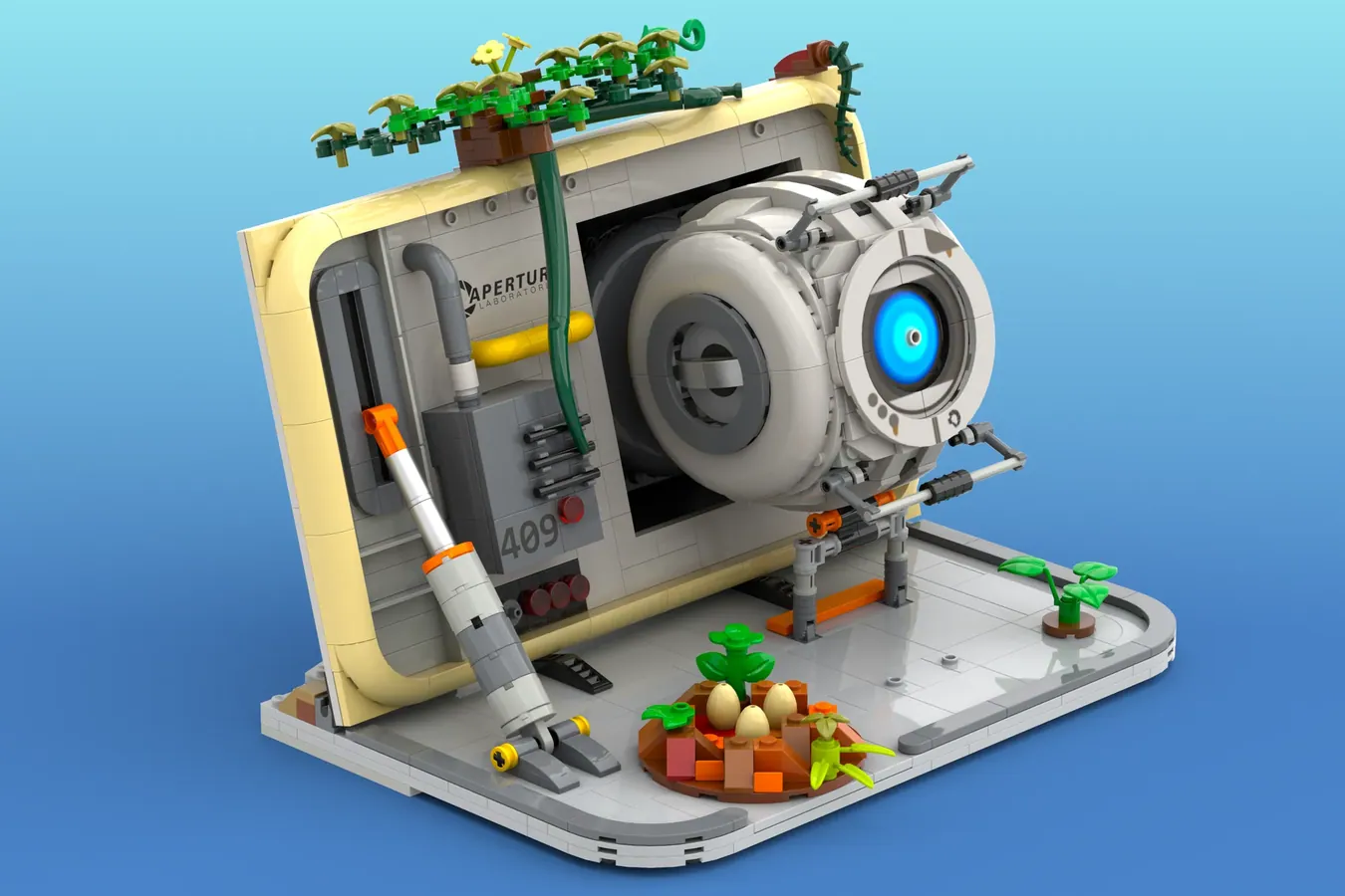 lego ideas portal 2 core replacement station
