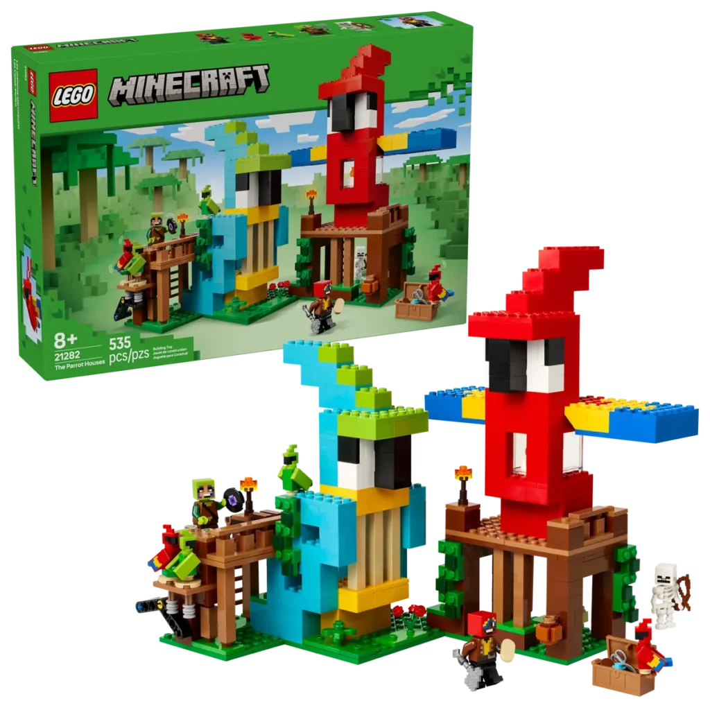 lego minecraft 21282 the parrot houses (1)