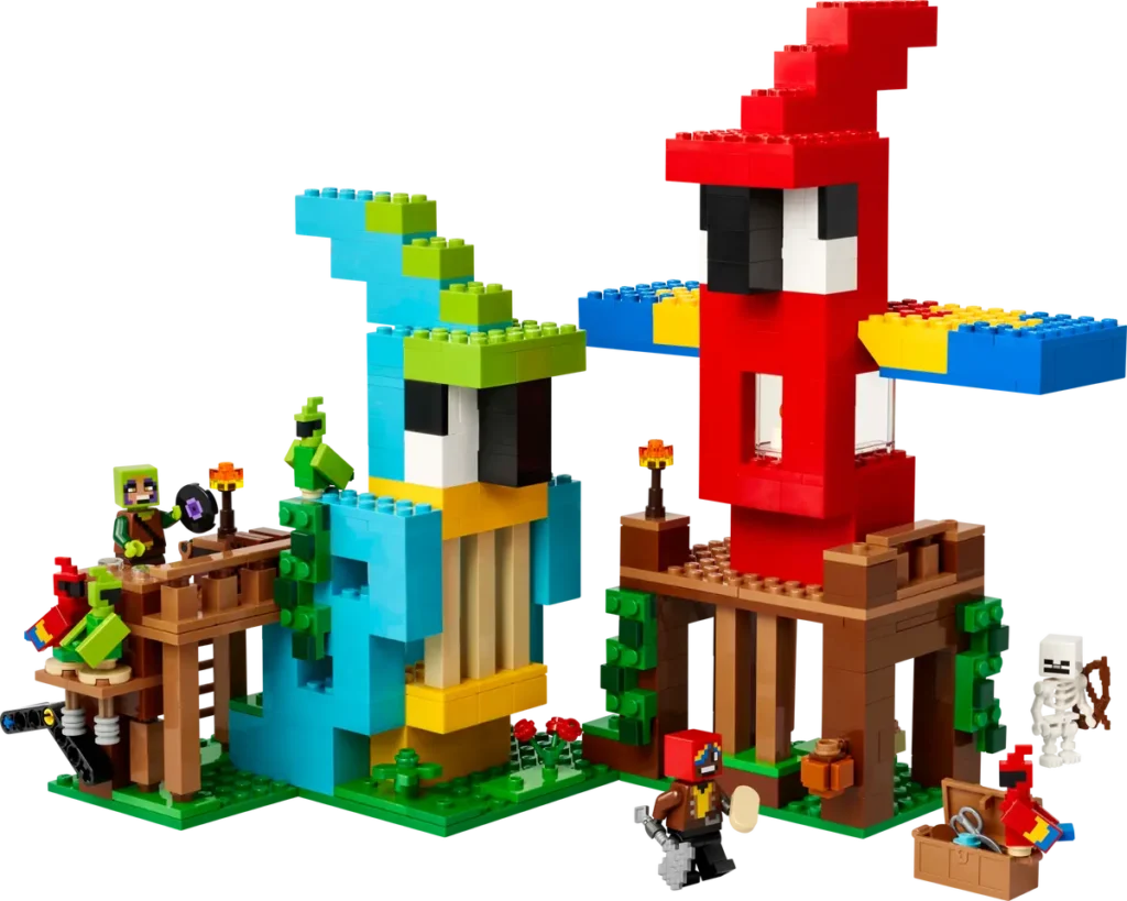 lego minecraft 21282 the parrot houses (5)