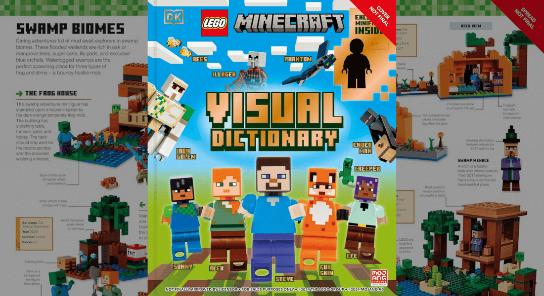 LEGO Minecraft Visual Dictionary – verschijnt in oktober 2025