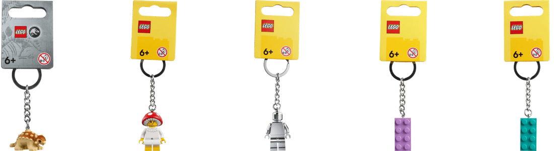 lego sleutelhangers februari 2025