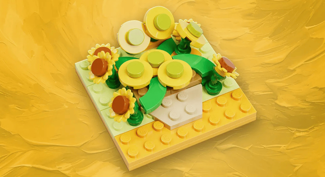 [Make & Take] Op deze dagen in maart krijg je een gratis LEGO Zonnebloemen set bij de LEGO Stores