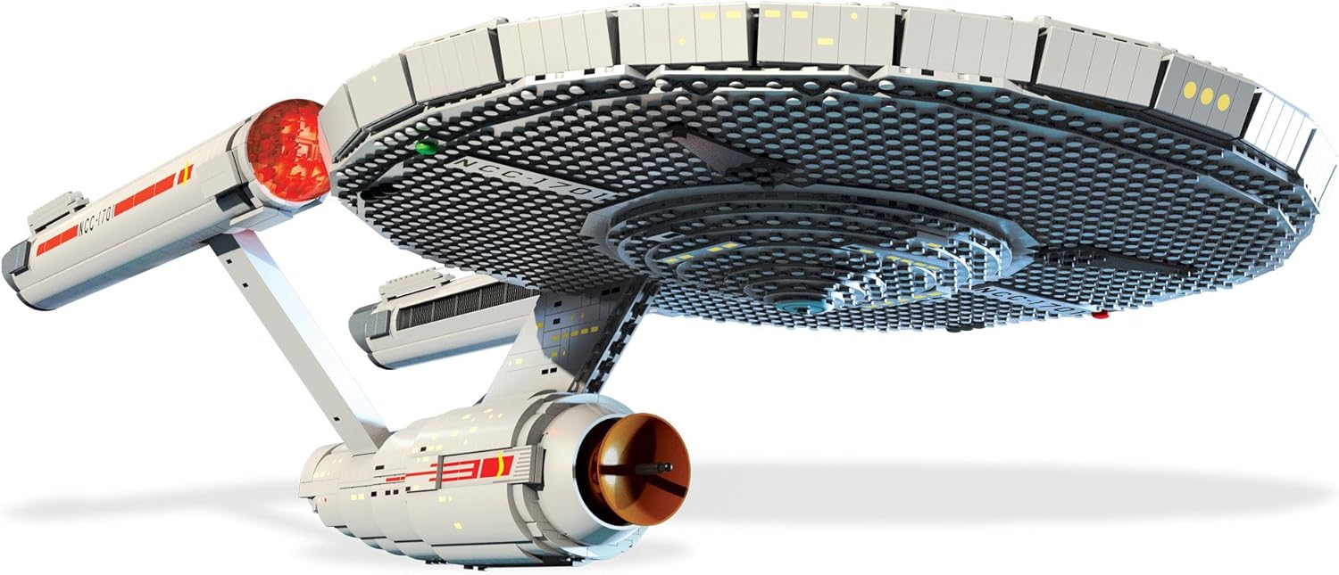 mega bloks star trek u.s.s. enterprise ncc 1701 collector construction set
