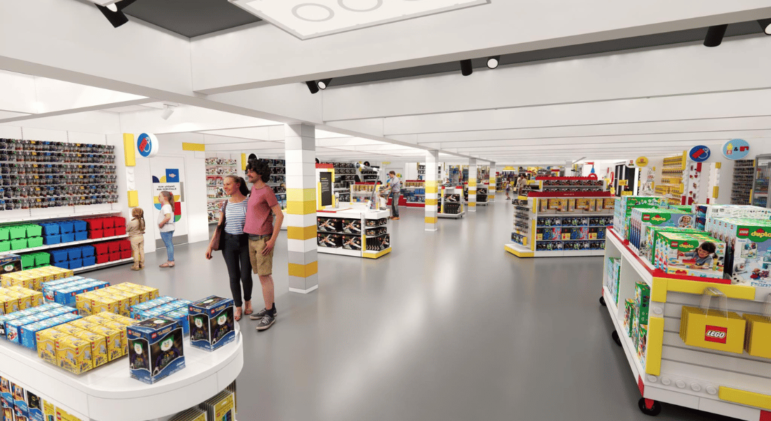 Grootste LEGO winkel van EU opent in april 2025 in LEGOLAND Billund