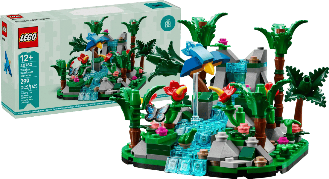 Gratis LEGO 40782 Tropical Rainforest Diorama – verlopen