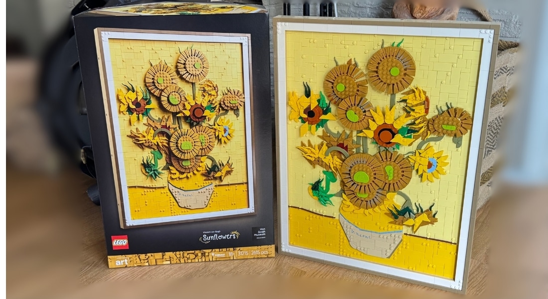 [Review] LEGO Art 31215 Vincent van Gogh Sunflowers – brengt de zon in huis