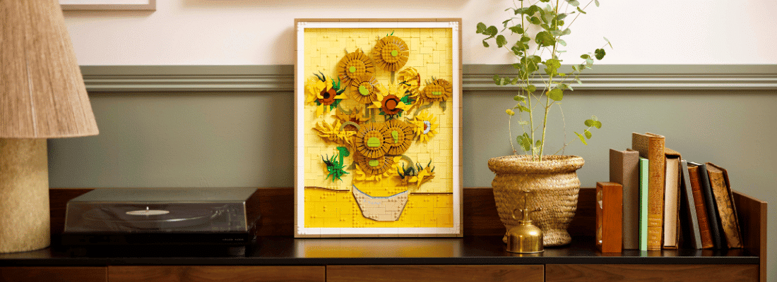 lego art 31215 vincent van gogh – sunflowers