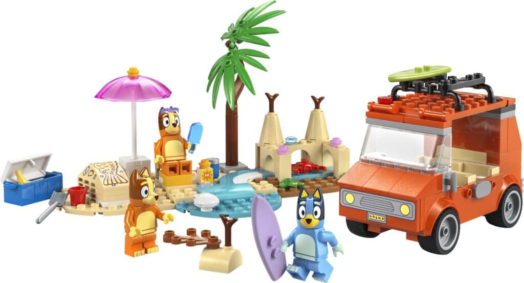 lego bluey 11202 bluey’s beach & family car trip (2)