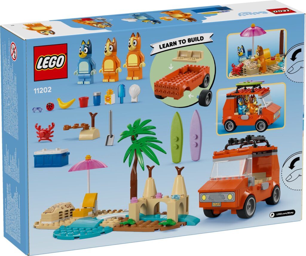 lego bluey 11202 bluey’s beach & family car trip (3)