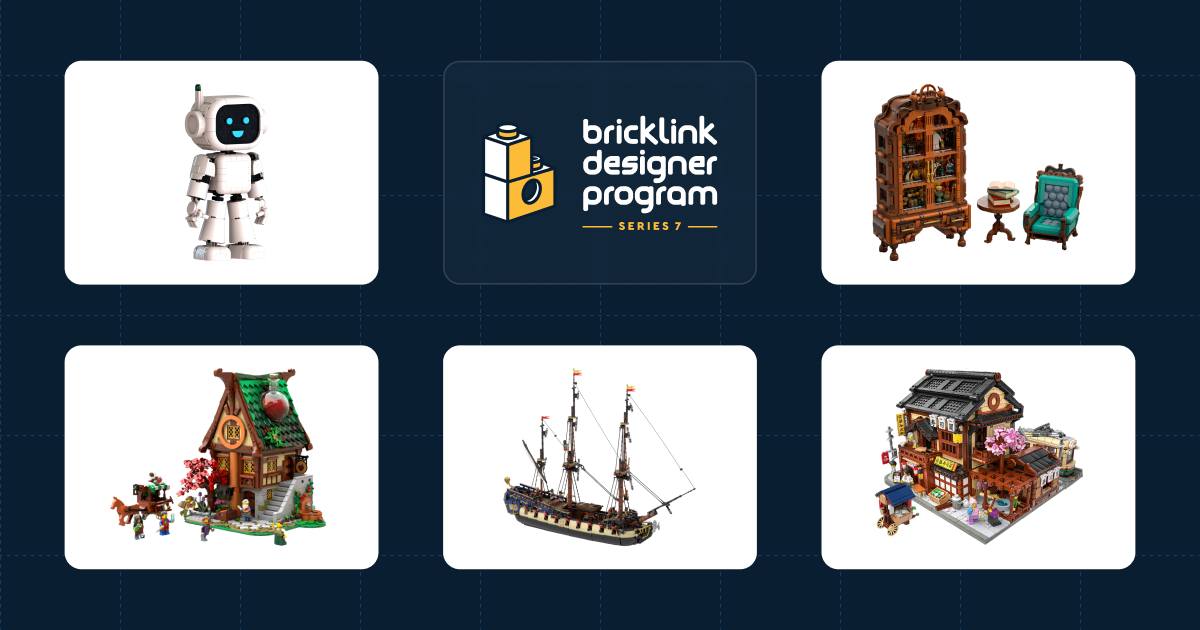 Bricklink Designer Program Series 7 – de vijf winnaars zijn bekend!