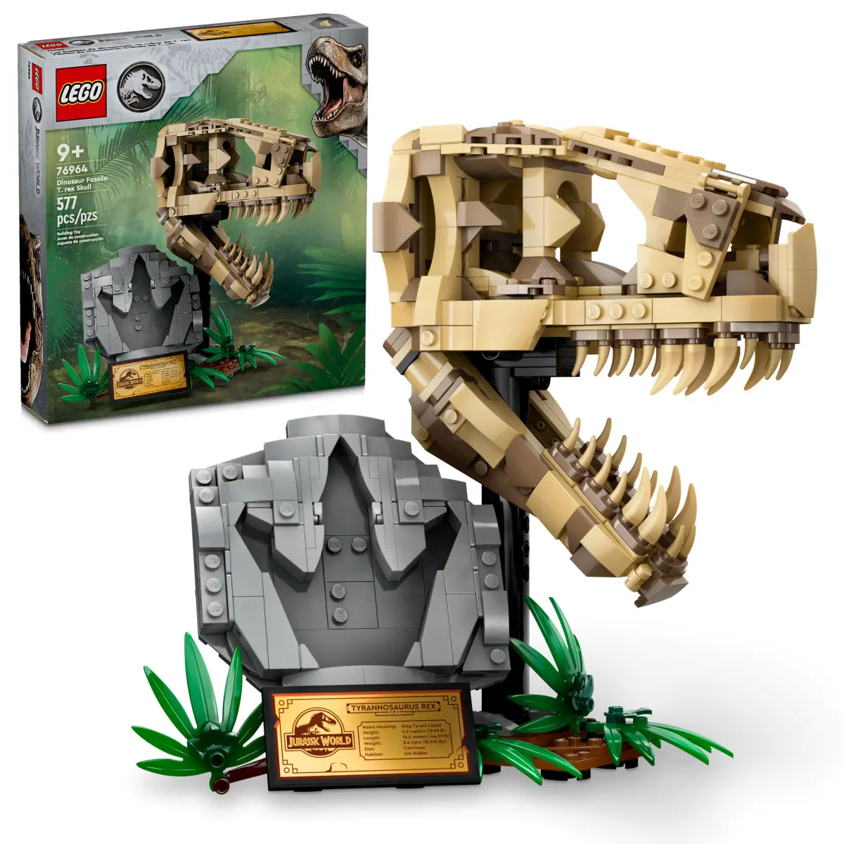 lego dinosaur fossils t. rex skull