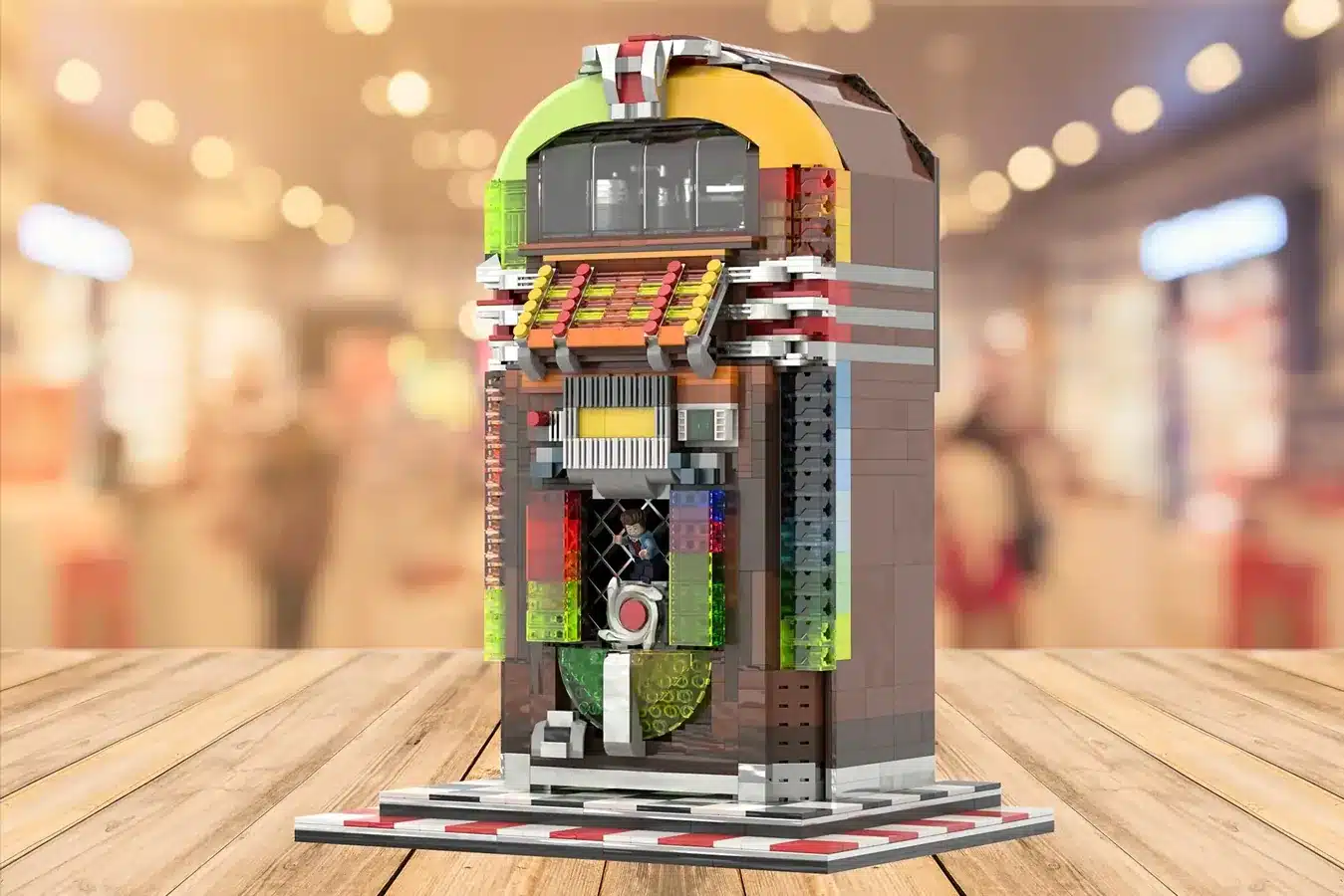 lego ideas jukebox with bluetooth speaker