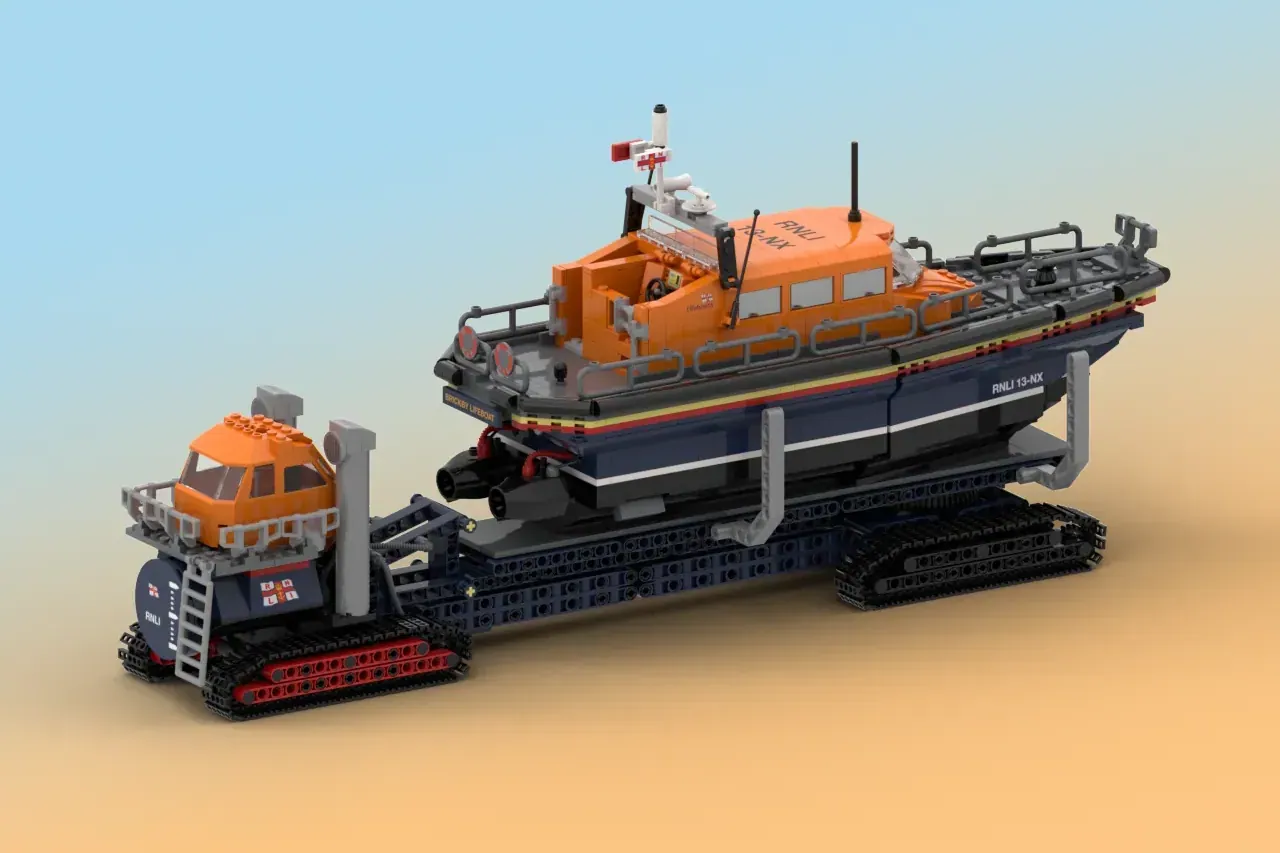 lego ideas rnli shannon class lifeboat