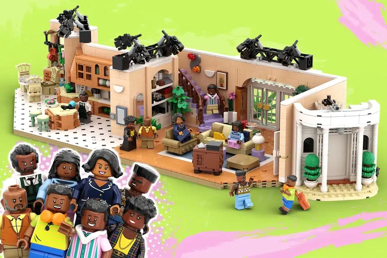 lego ideas the fresh prince of bel air banks mansion