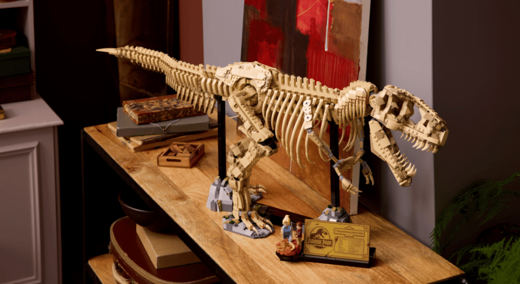 lego jurassic world 76968 dinosaur fossils tyrannosaurus rex header