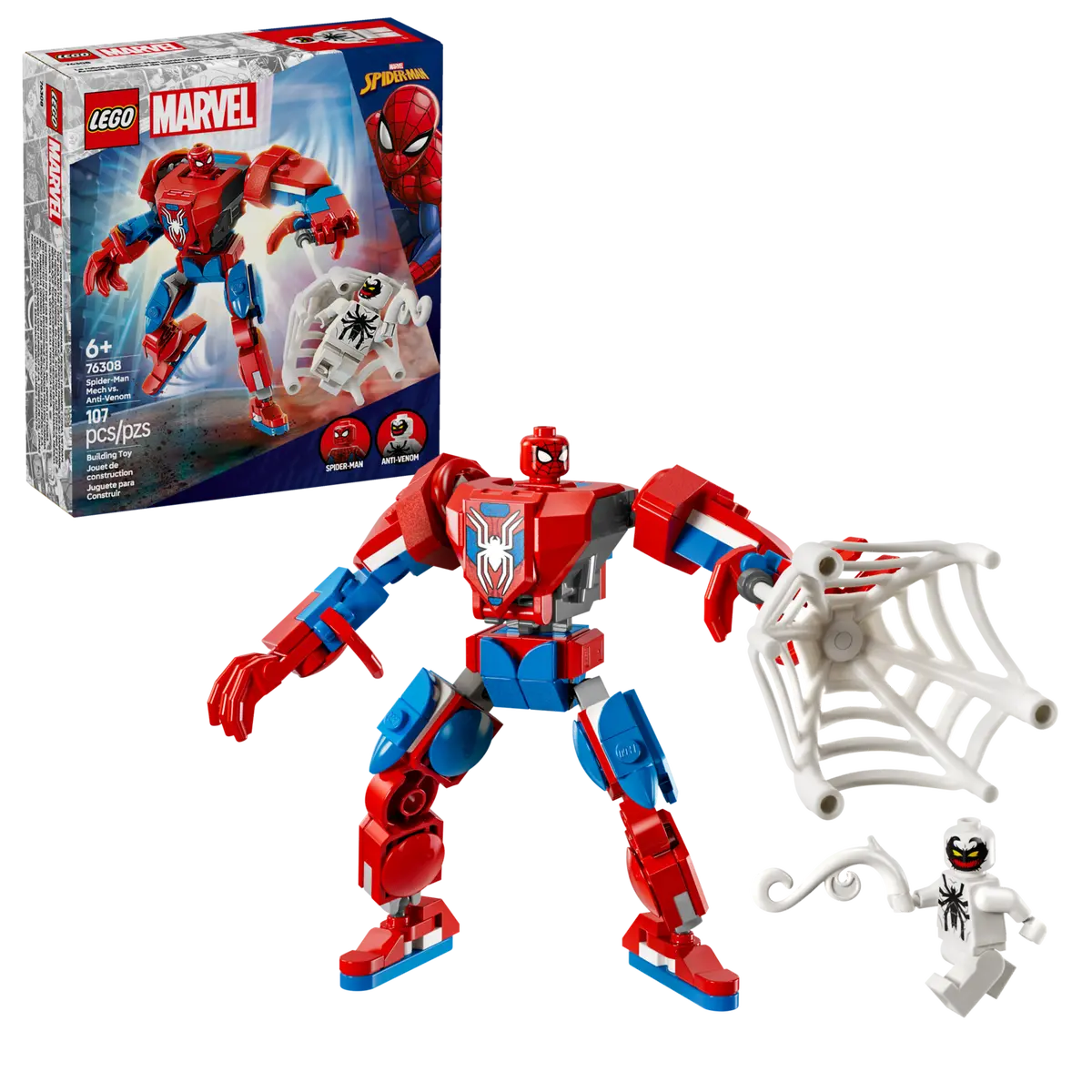 lego marvel 76308 spider man vs. anti venom