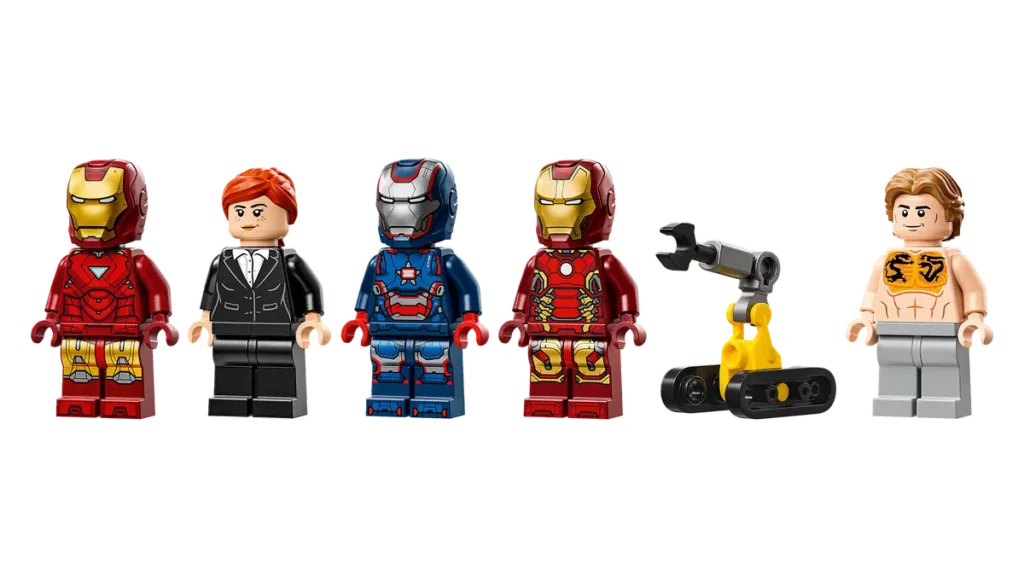lego marvel 76315 iron man’s laboratory hall of armor (6)