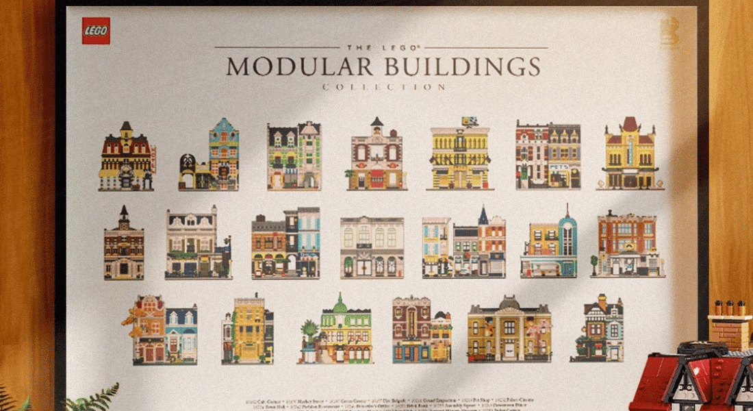 Download de gratis LEGO Modular Building 20th Anniversary poster