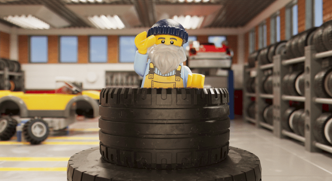 The LEGO Group introduceert banden gemaakt met gerecycled materiaal