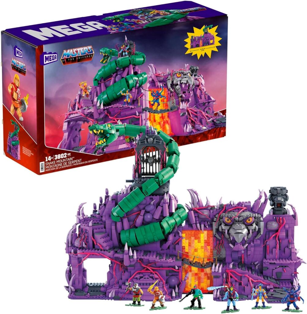 mega construx masters of the universe snake mountain