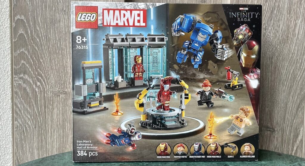 76315 iron man's laboratory hall of armor