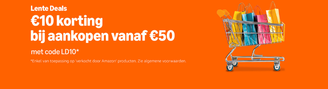 amazon lentedeals + €10 extra korting (1)