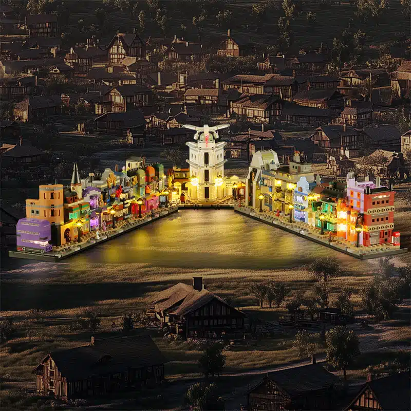 briksmax 2.0 diagon alley wizarding shops