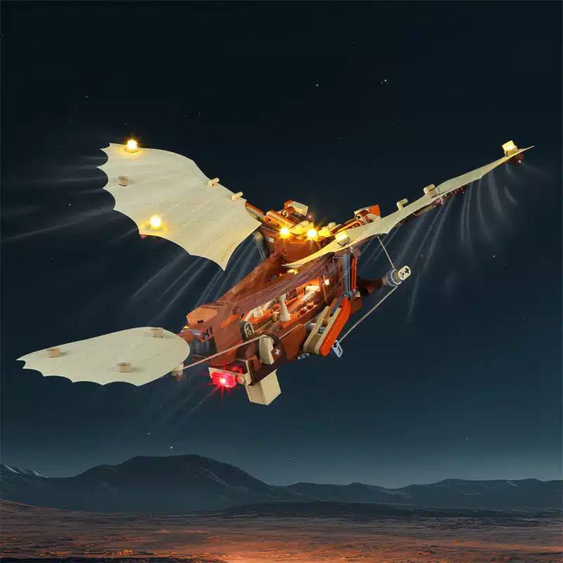 briksmax 2.0 leonardo da vinci’s flying machine