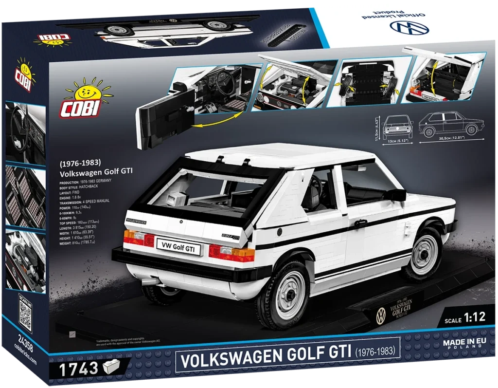 cobi 24358 volkswagen golf gti (1976 1983) executive edition (5)