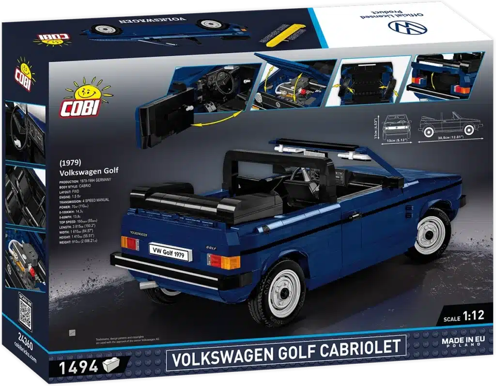 cobi 24360 volkswagen golf cabriolet (5)