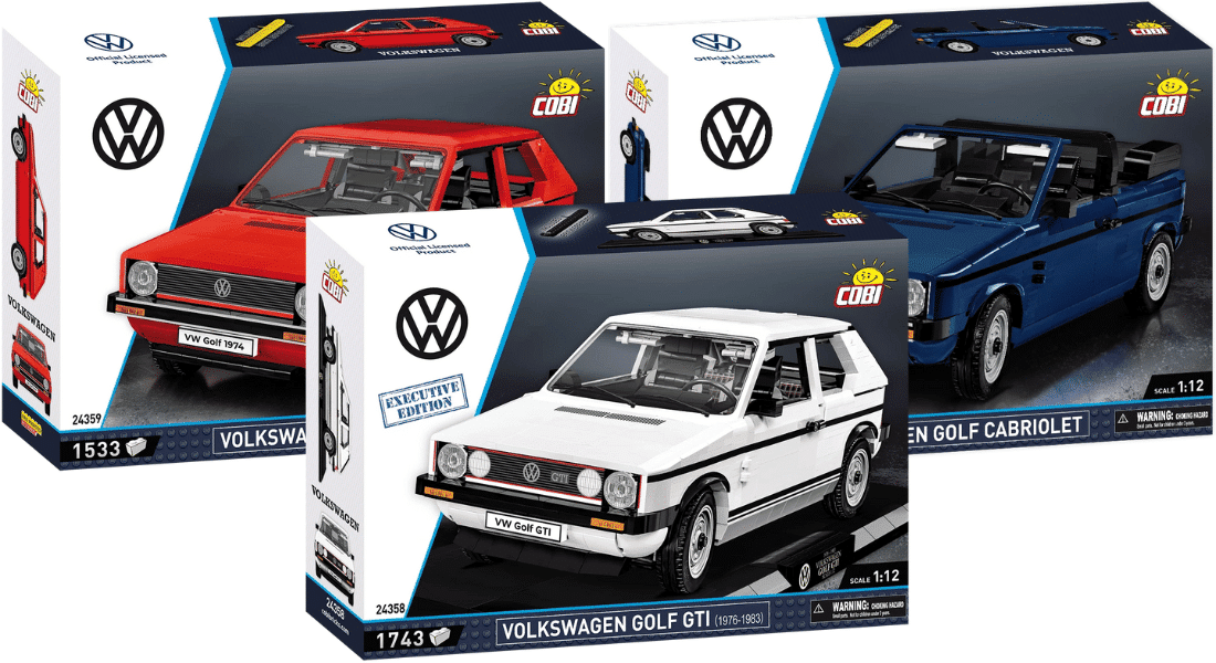COBI Volkswagen Golf bouwsets nu verkrijgbaar