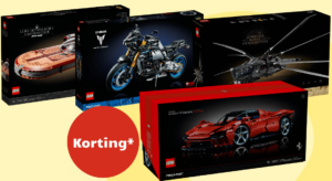 korting op lego sets tijdens de bol 7 daagse