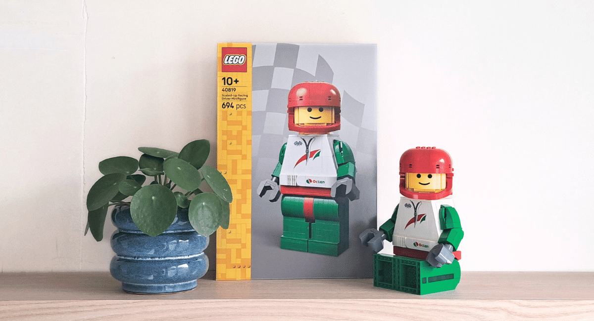 [Review] LEGO 40819 Up-Scaled Racing Driver Minifigure – racen maar!