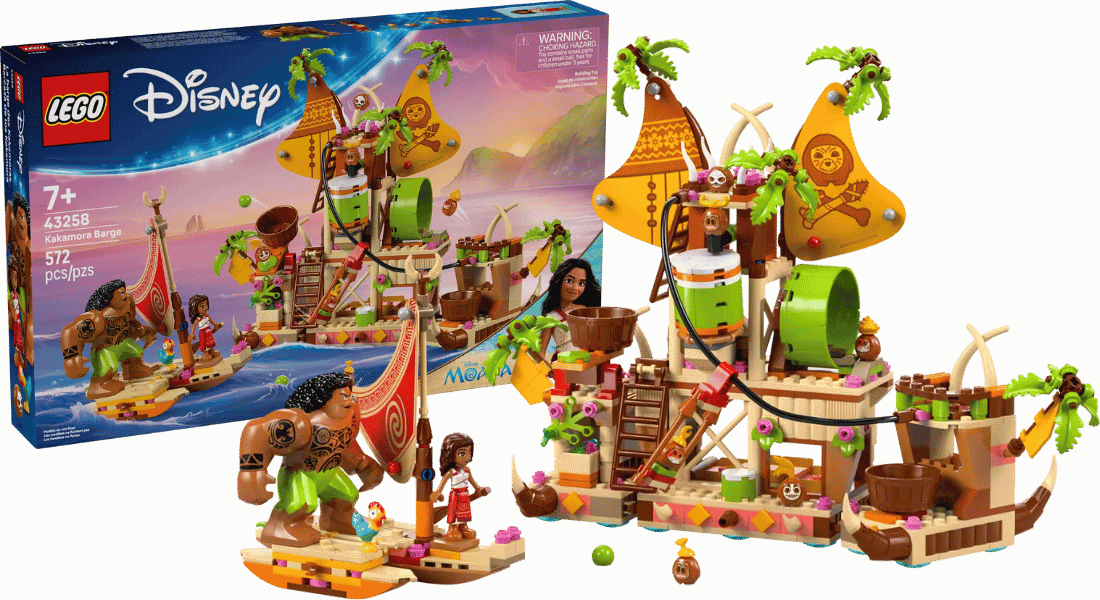 LEGO Disney 43258 Kakamora Barge onthuld – terugkeer van de Maui Bigfig