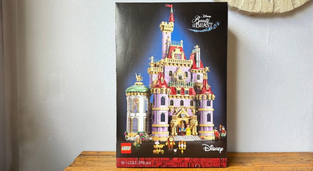lego disney 43263 beauty and the beast castle doos voorkant