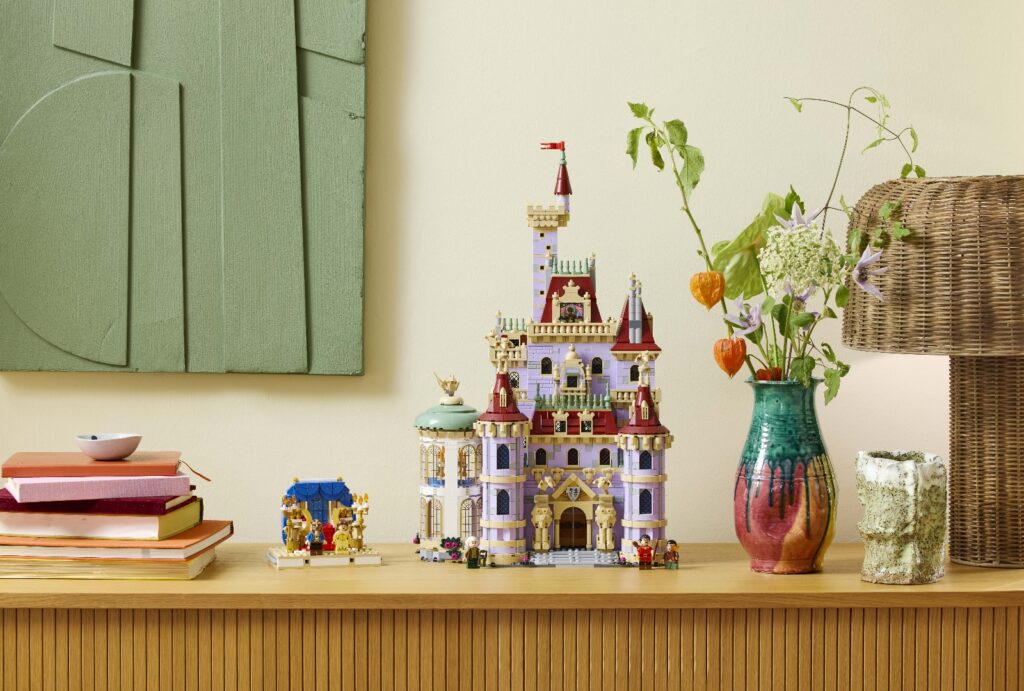 lego disney 43263 beauty and the beast castle lifestyle (10)