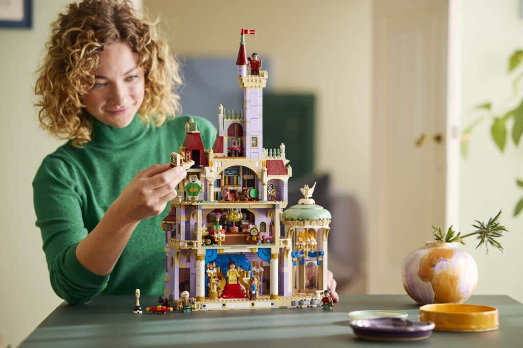 lego disney 43263 beauty and the beast castle lifestyle (3)
