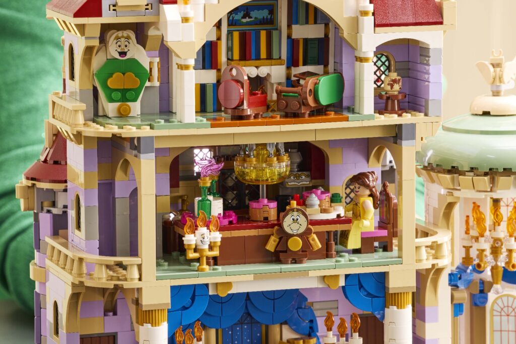 lego disney 43263 beauty and the beast castle lifestyle (8)