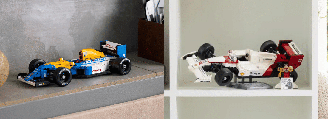 lego icons williams racing fw14b en nigel mansell lego icons mclaren mp44 en ayrton senna
