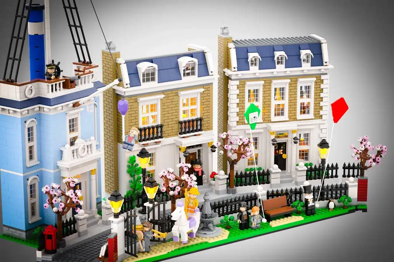 lego ideas mary poppins back to cherry tree lane