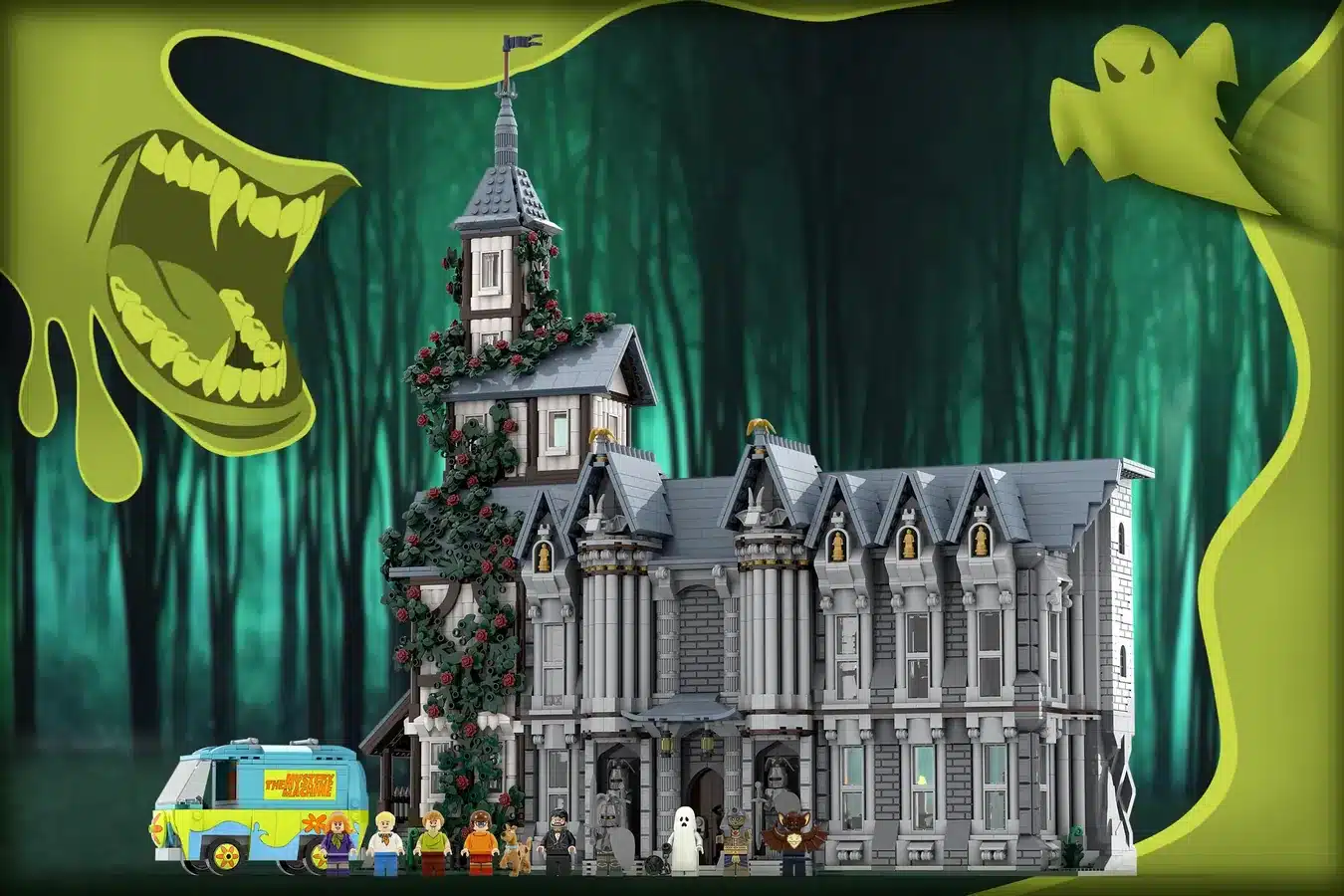 lego ideas scooby doo ravenwood mansion